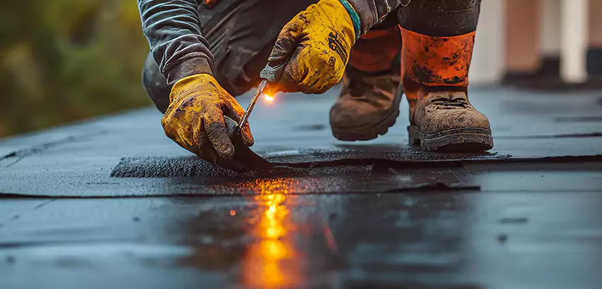EPDM Roof Repair Tape Application in Temecula