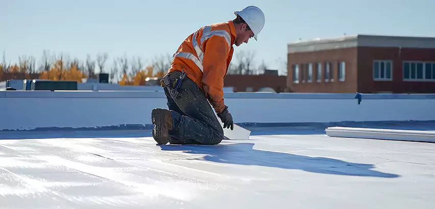 Flat Roof Drain Installation in Temecula