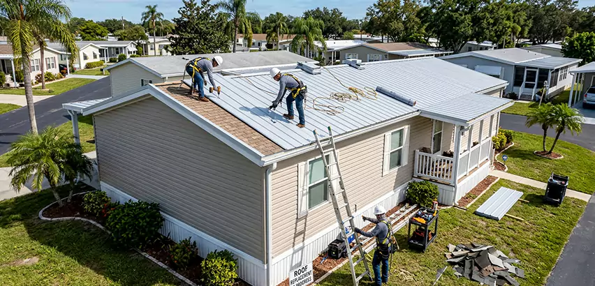 Mobile Home Metal Roof Replacement in Temecula