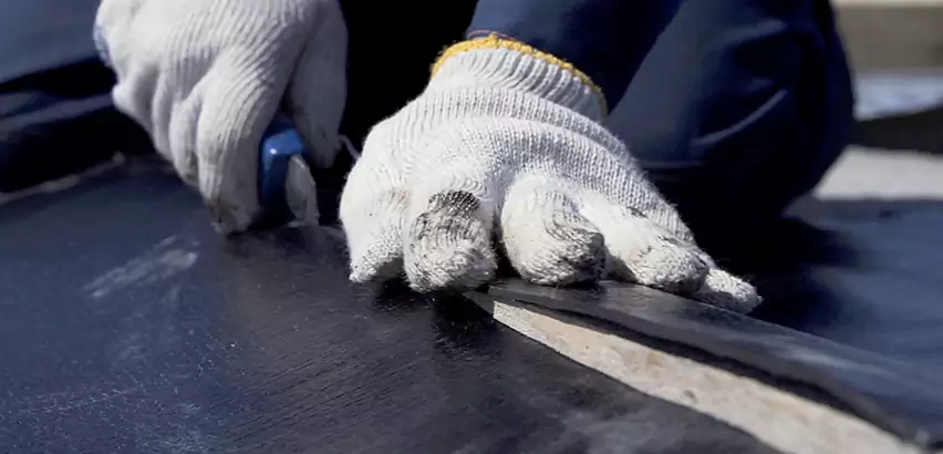 Rubber Roof Seam Repair in Temecula