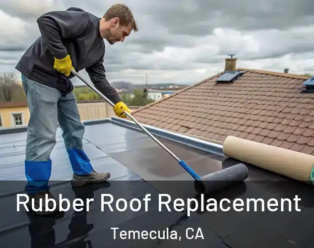  Rubber Roof Replacement Temecula, CA